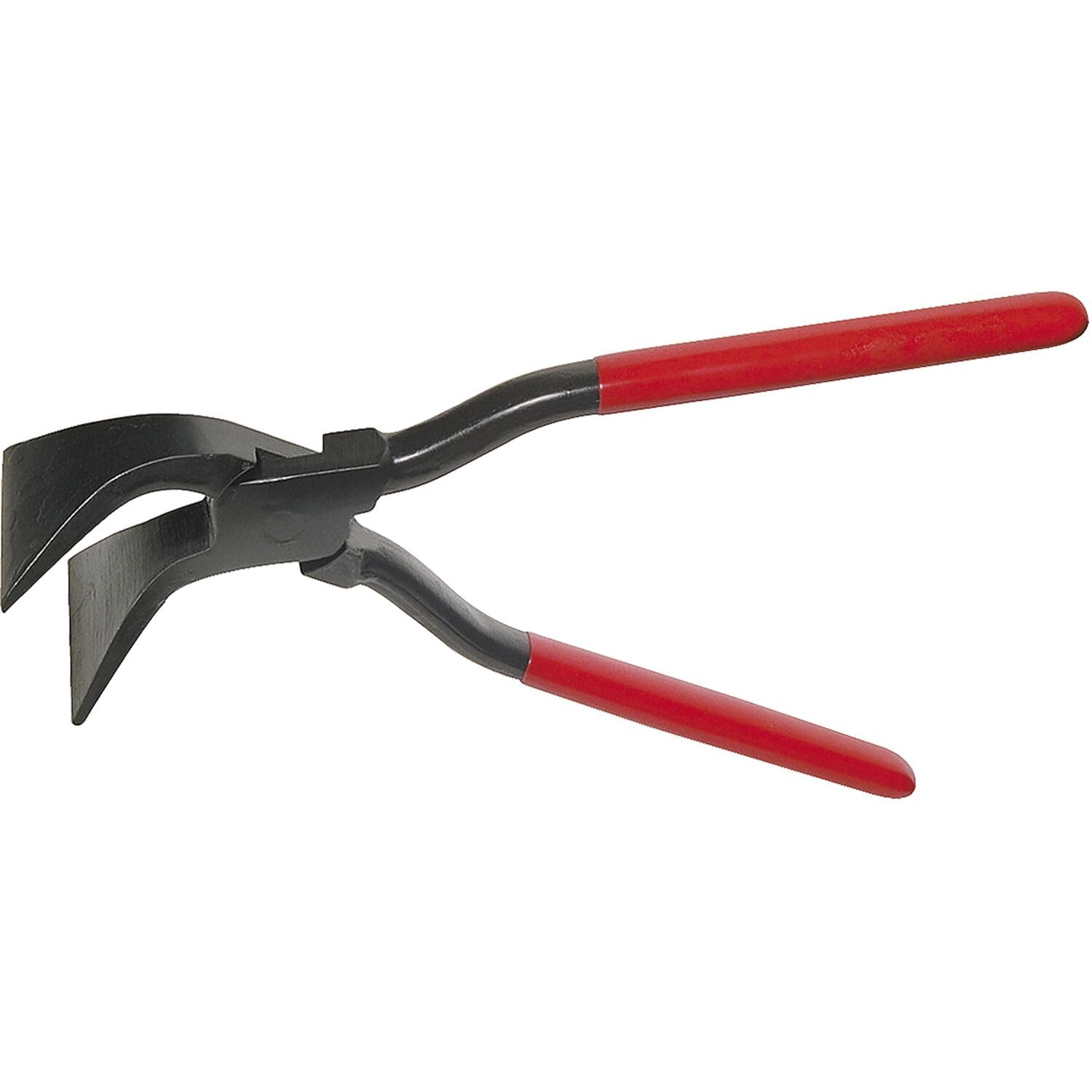Stubai 282150 - Tenaza para pliegues de metal, fontanería, 45°, curvada, en estuche (40 mm)