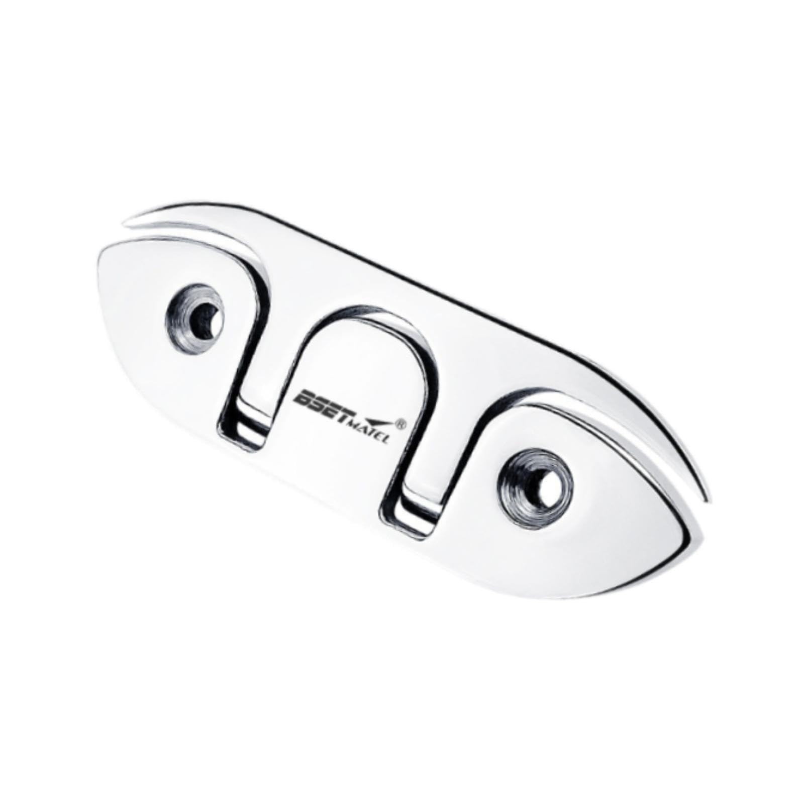 Menolana Boat Dock Cleat Mooring Cleat Heavy Duty Kayak Yacht Hardware for Deck with Fasteners Stainless Steel Folding Easy to Install