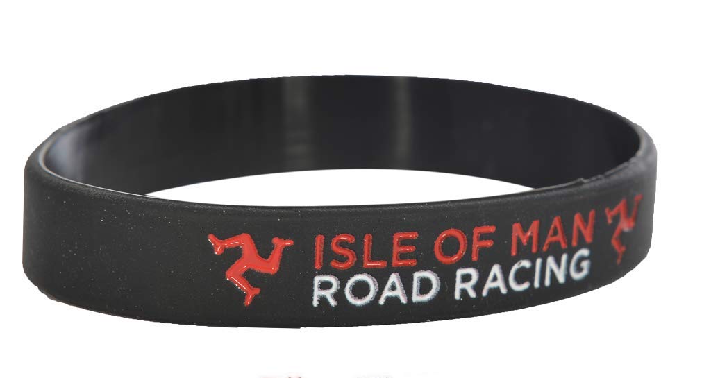 Isle of Man TT Silicone Rubber Wristband Bracelet