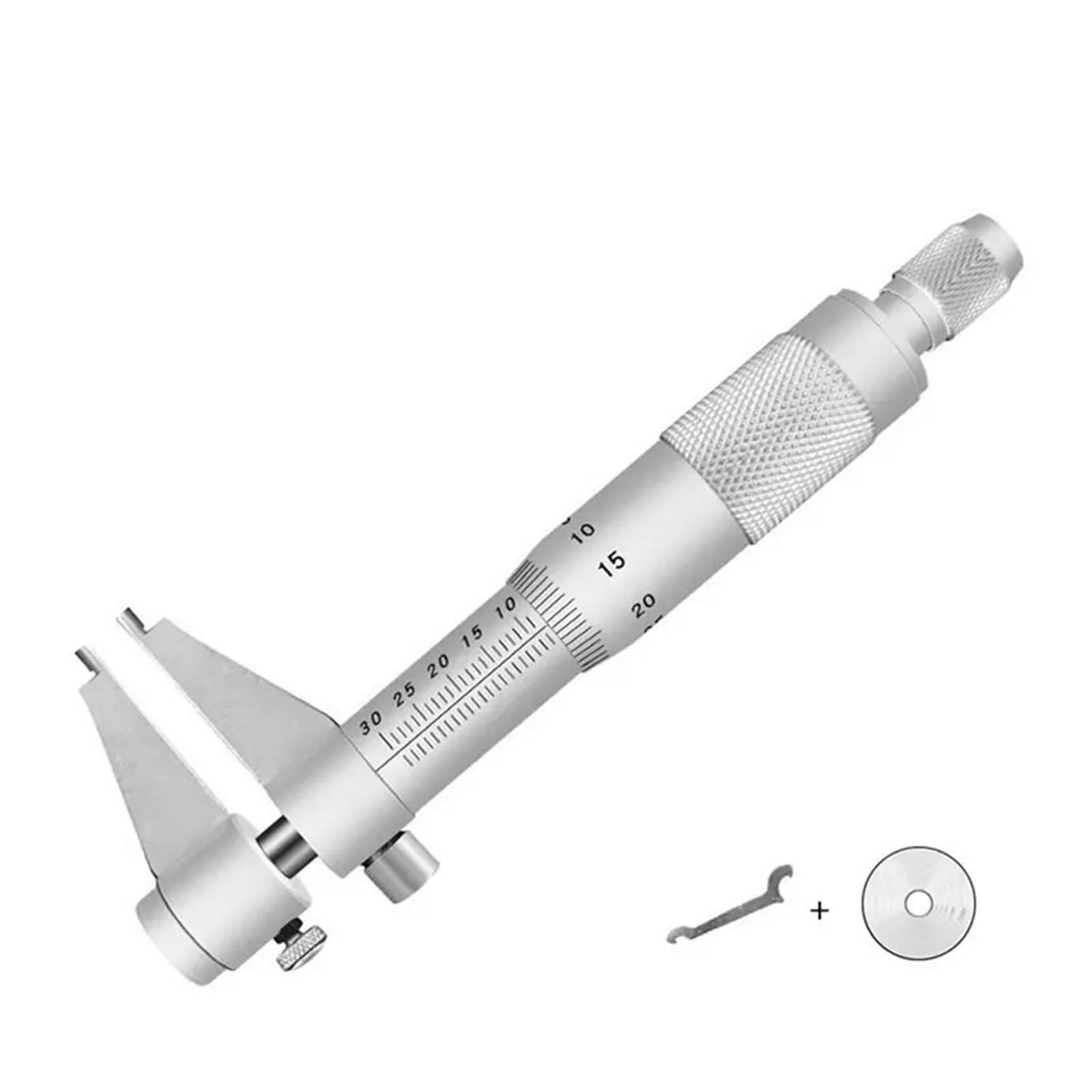 Micromètre interne en acier inoxydable, jauge à vis, outil de mesure métrique de machiniste de 5 à 30Mm Lectures précises