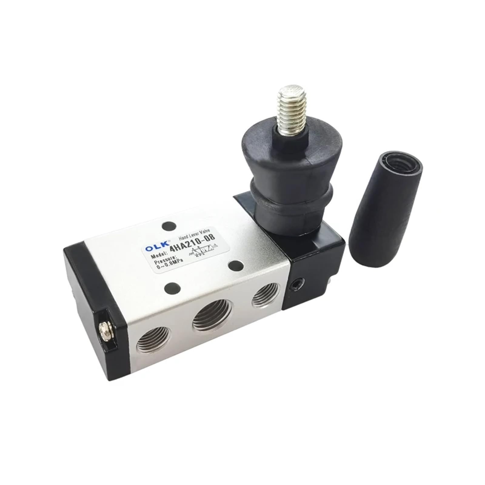 Vanne d'air pneumatique 4HA210-08 1/4" avec commande par levier manuel 5 ports