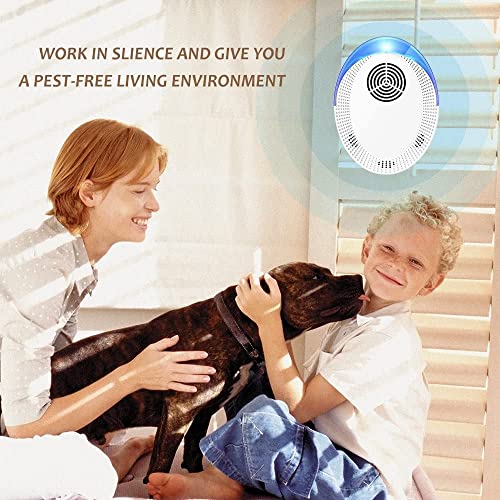 Ultrasonic Pest Repeller 6 Pack, Electronic Pest Repellent, Mice Repellent Plug-Ins Pest Control For Insects Rodents, Rodent Repellent Indoor Ultrasonic For Home, Kitchen, Warehouse #TOP5