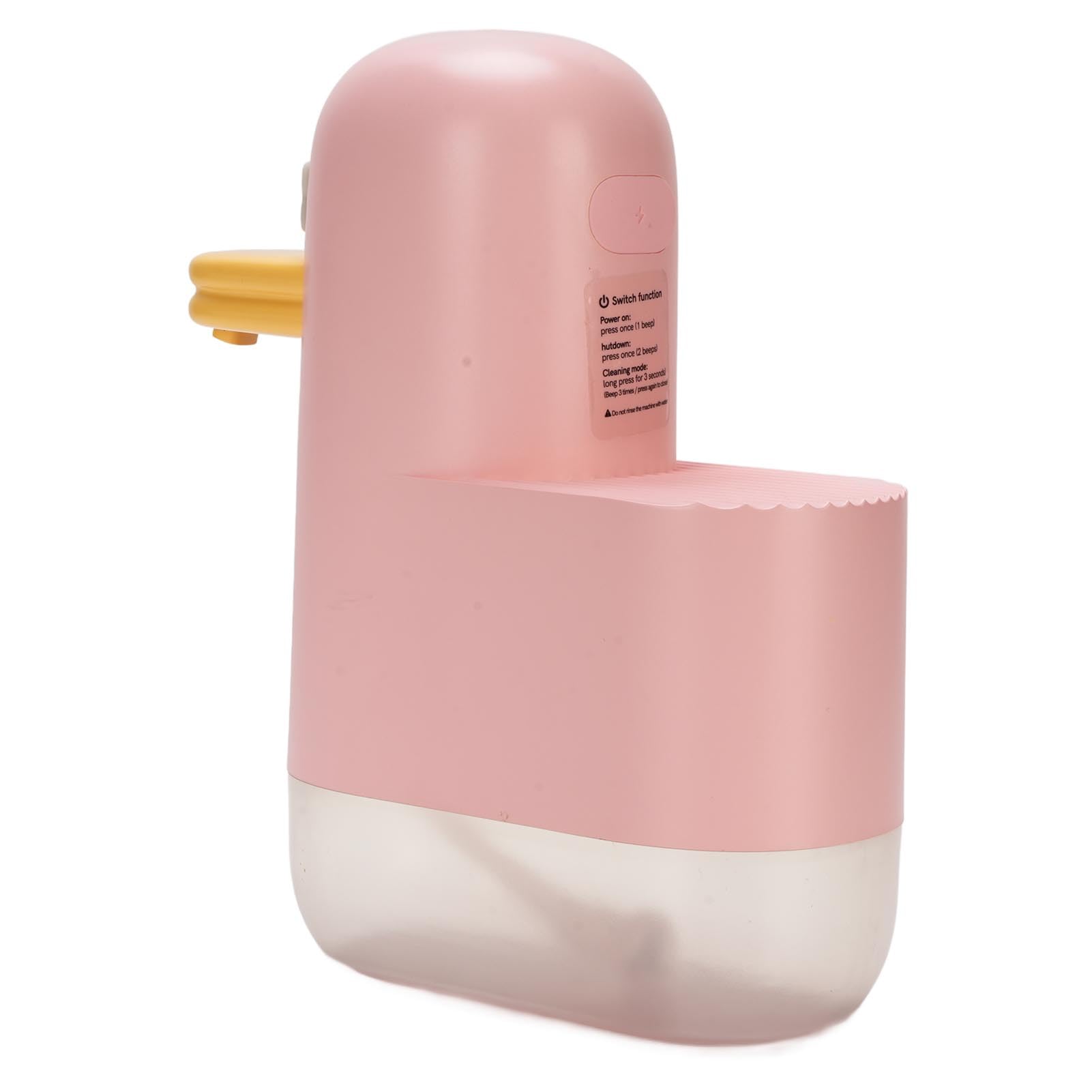 Cosiki Dispenser Automatico di Schiuma a Forma di Anatra, Dispenser Manuale con Rilevamento Intelligente, con Sensore Ad Alta Precisione con Batteria Ricaricabile da 1200 MAh, Ideale per Bagno, e