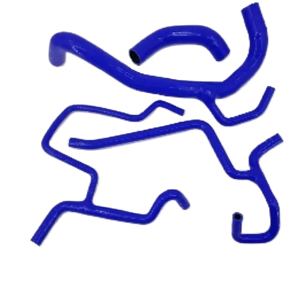 Engine Radiator Hoses Compatible With Dodge For Challenger For Charger SRT8 6.4L V8 2012 2013 Silicone Radiator Heater Hose Car Engine Radiator Hoses(Blue)