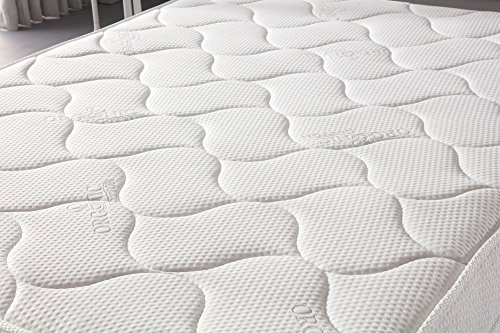 Oliver Smith - Organic Cotton - 10 Inch - Comfort Firm Sleep - Cool Memory Foam & Pocket Spring Mattress - Green Foam Certified - Full #TOP2