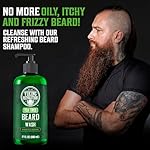 Viking Revolution Tea Tree Beard Wash for Men with Argan Oil and Ginseng Root Extract - Beard Softener and Strengthener Beard Shampoo with Olive Oil Beard Care to avoid Beard Dandruff and Itch (17oz) - Image 2