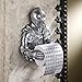 Design Toscano CL5768 Holder-Medieval Knight to Remember Gothic Toilet Paper Roll-Bathroom Wall Decor, Pewter
