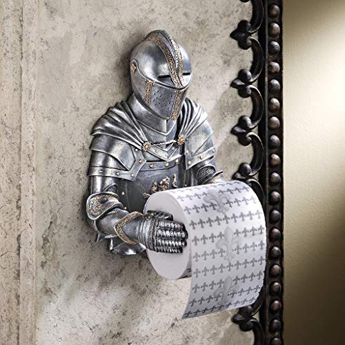 image for Design Toscano CL5768 Holder-Medieval Knight to Remember Gothic Toilet