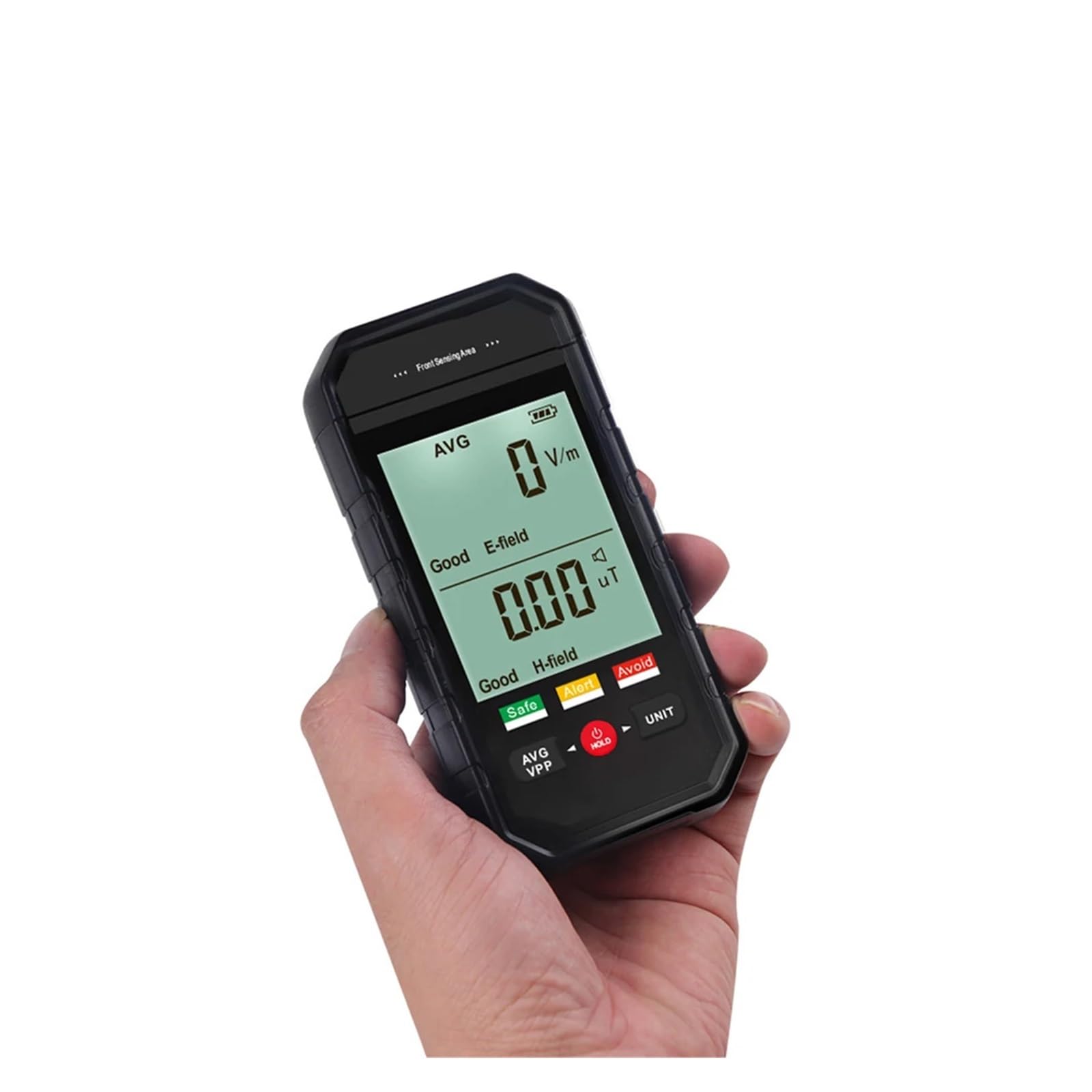 Detektor promieniowania pola elektromagnetycznego Elektryczny miernik pola magnetycznego EMF w kolorze czarnym Tester monitora radioaktywnego