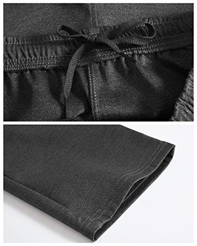 Rdruko Men's 2 Piece Track Suits Athletic Outfit Full Zip Jogging Sweatsuit(Gray+Red, Us M) #TOP6