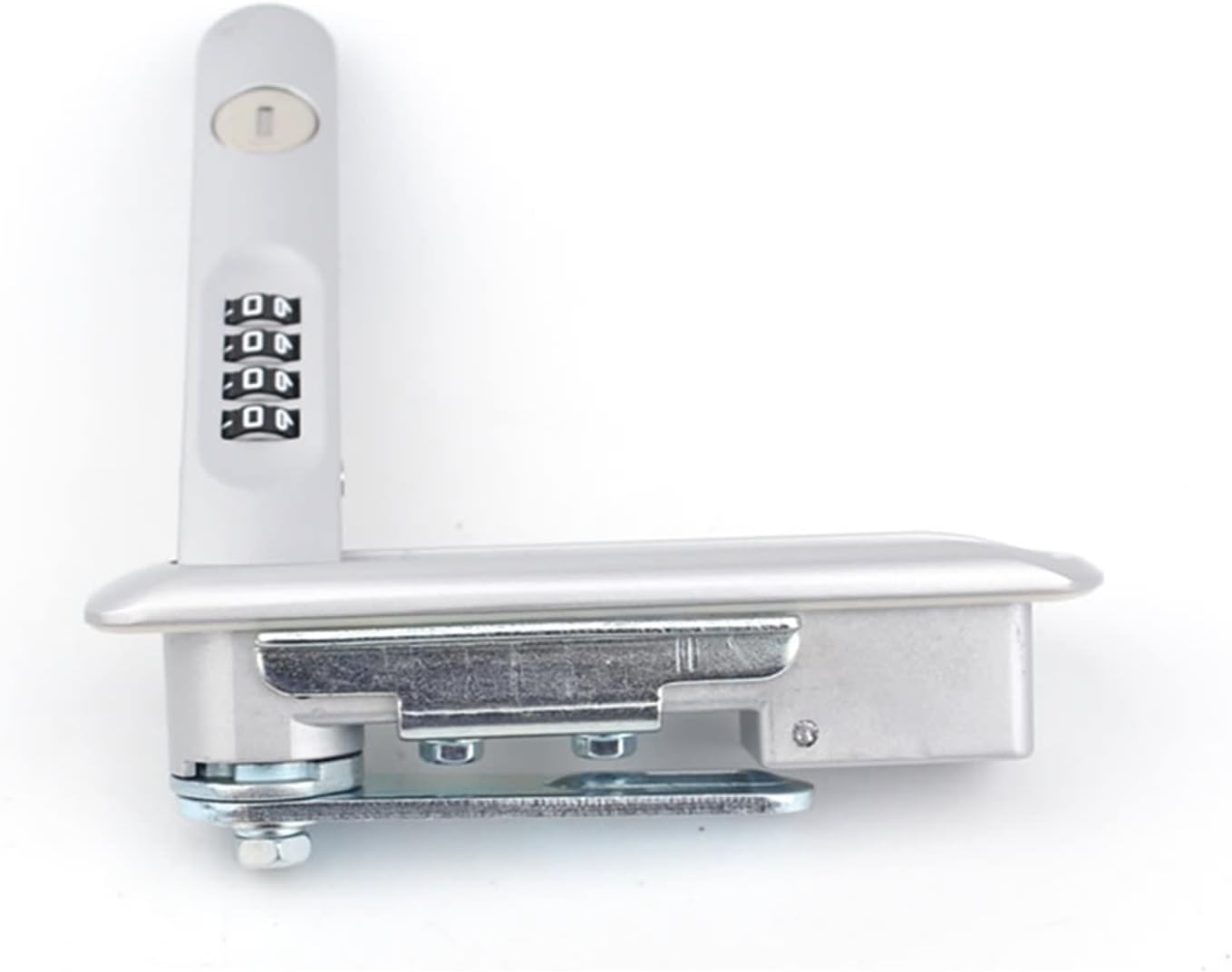 Security Code Lock Distribution Box Cabinet Door Locks Industrial Machinery and Equipment Lock 1Pcs(Silver)