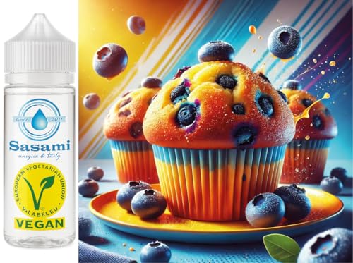 Muffin myrtille arôme concentré sans produit animal