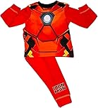 Marvel Iron Man Pyjamas Set - Size 2-8 Years (3-4 Years) Red