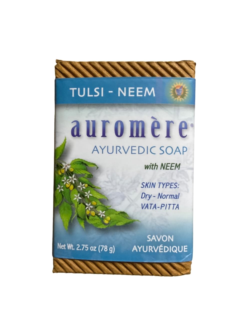 Auromere Bar Soap, Tulsi Neem, 2.75 Oz