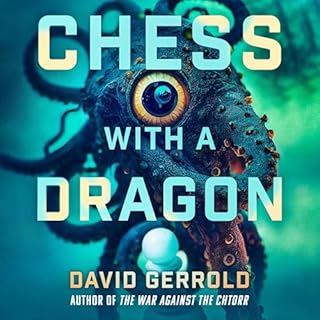 Chess with a Dragon Audiolibro Por David Gerrold arte de portada