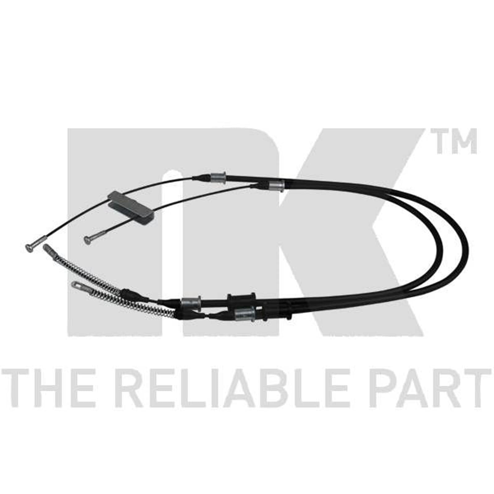 2x NK Handbremsseile | 2x 903676 Kompatibel mit Astra F Caravan (T92),Astra F Classic Caravan (T92),Astra F Kasten/kombi (T92)