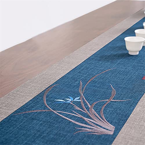 Drapeau de table à thé tissu long pour protéger table basse zen HGCHH