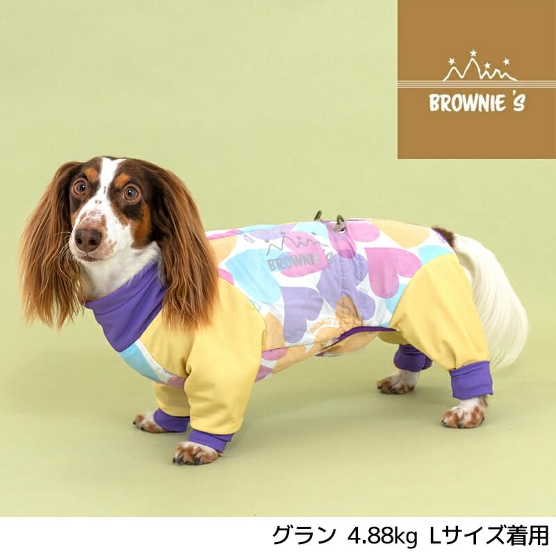Amazon | 撥水ハート柄ロンパース S/M/L/XL/XXLDXS/DS/DM BROWNIE'S