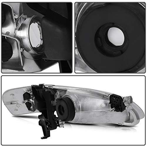 LBRST Headlight assembly Fit For Toyota Corolla 1998-2000 Chrome Housing Amber Reflector Clear Lens Driver and Passenger Side 81510-02040 81110-02060 by LBRST - Used condition - Image 8