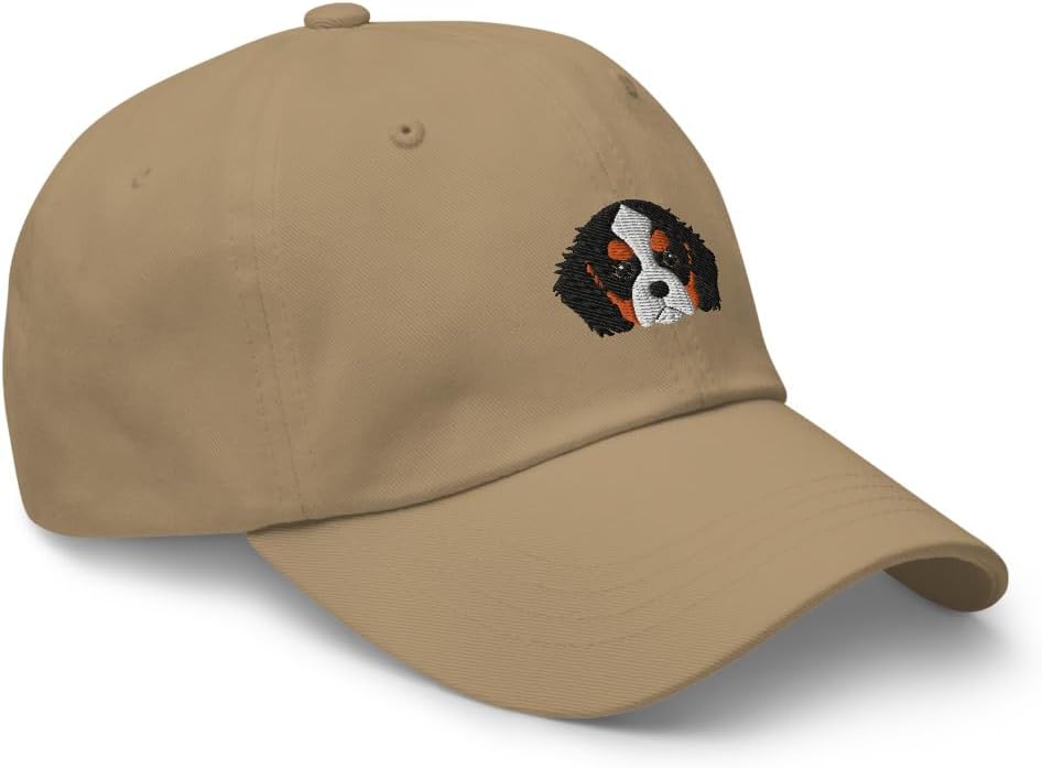 Cavalier King Charles hat, Embroidered Unisex Baseball hat, Cavalier King Charles Spaniel Puppy hat, Cavalier Gifts.