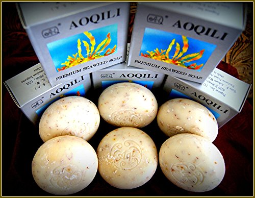 Aoqili Seaweed Defat Soap - Lot of 6 Bars