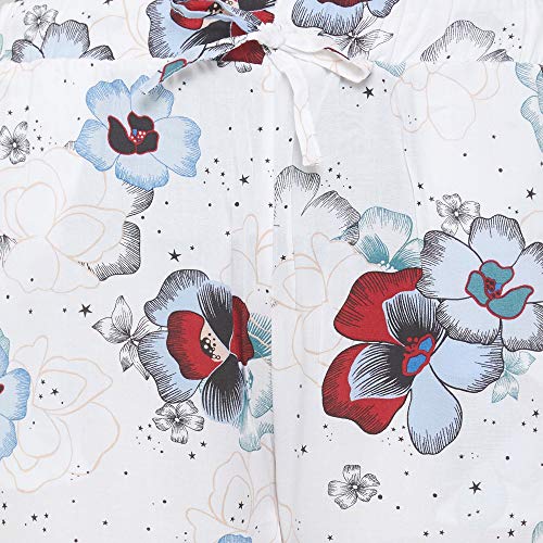 Image of SOIE Women's Super-soft Rayon printed pyjamas with pockets
