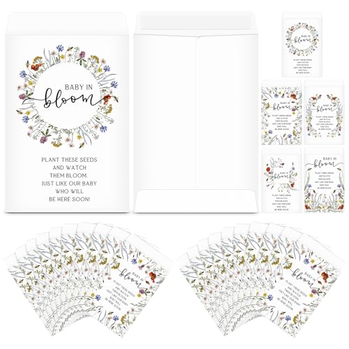 Sobres kraft para baby shower Fumete de 50 uds mini organizador de flores