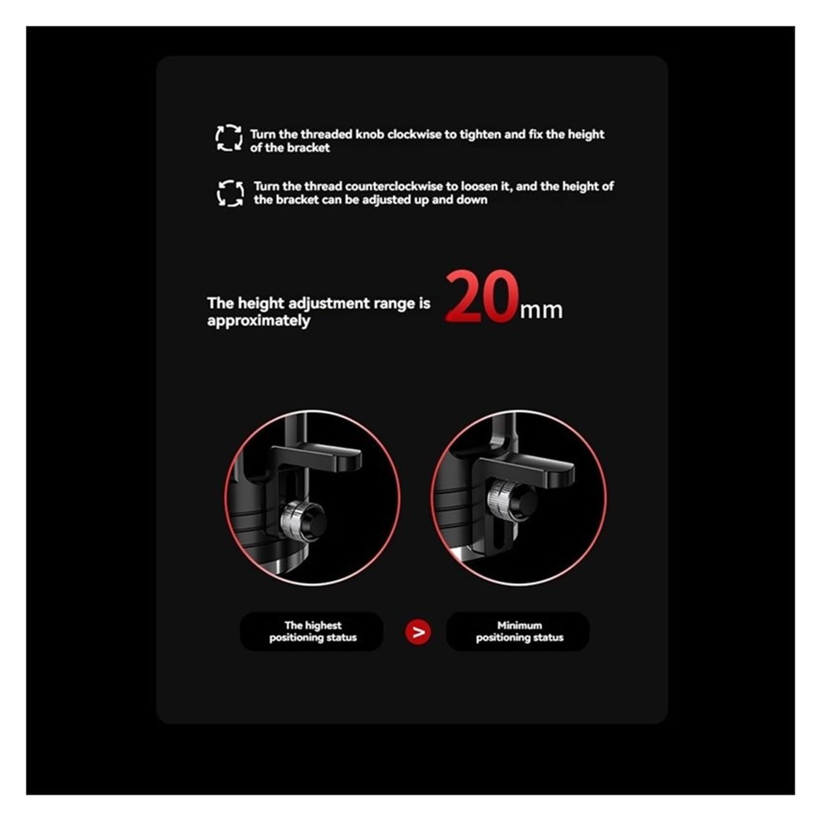 Supporto for Portafiltro for Caffè Espresso In Lega Di Alluminio for Stazione Di Pressatura Del Caffè for Macchine Da Caffè Espresso Supporto Stabile(Black 51MM)