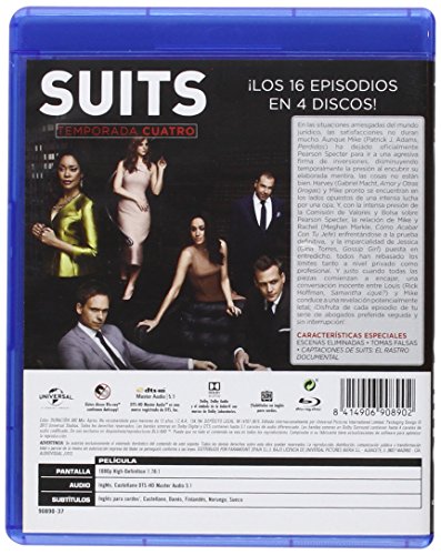 Suits - Temporada 4 [Blu-ray]