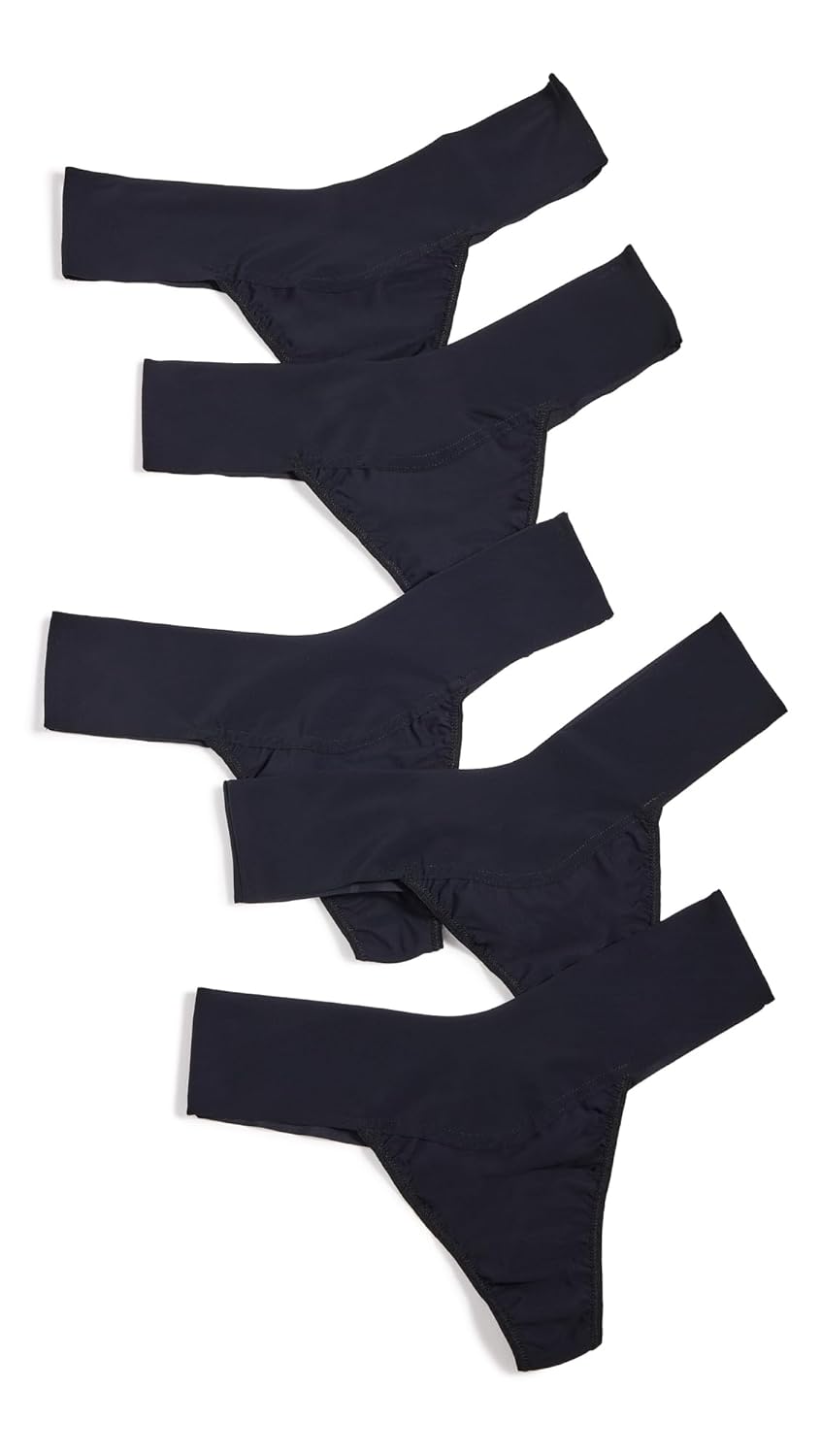 hanky panky Womens Breathe Natural Thong 5 Pack