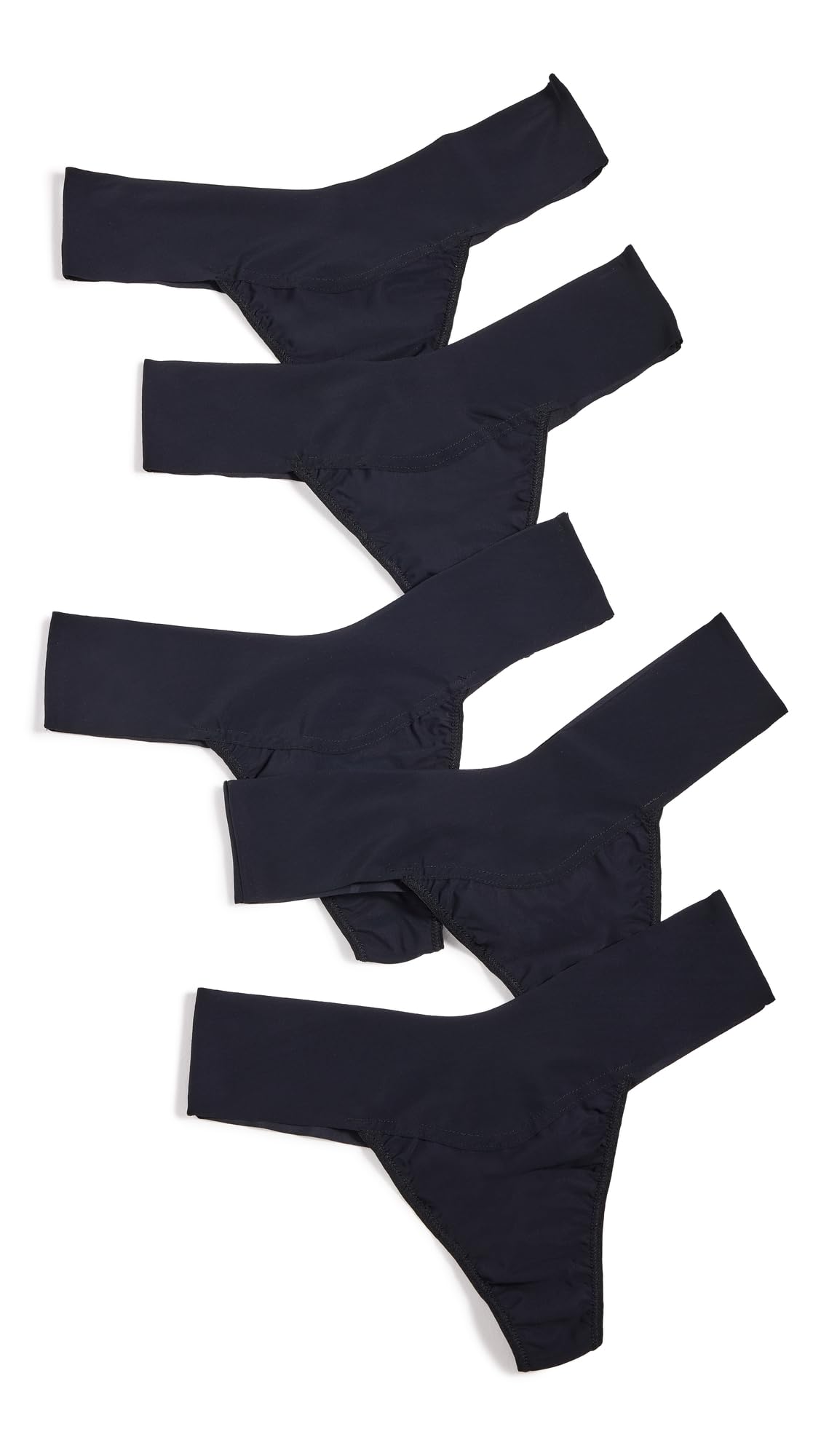 hanky panky Womens Breathe Natural Thong 5 Pack
