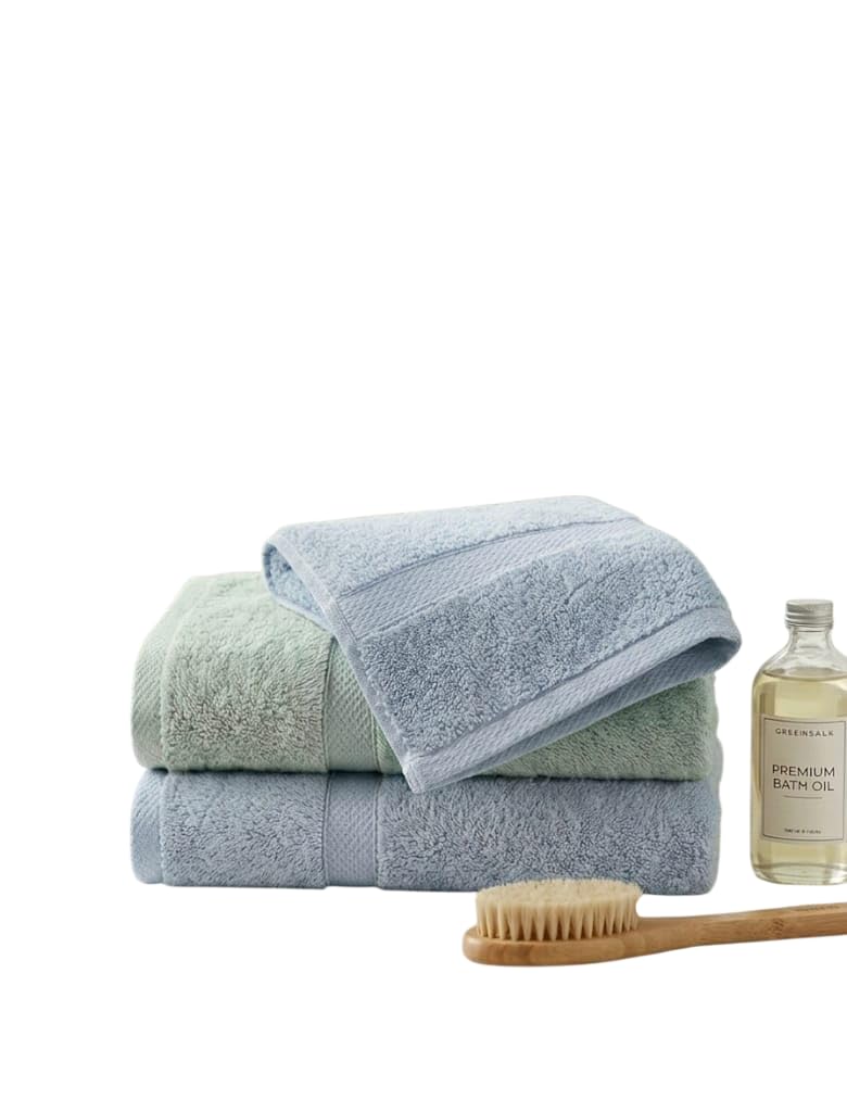 Premium Cotton Bath Towel | Ultra Soft, Super Absorbent, Quick Dry | Zero Twist Cotton | Luxury Hotel Quality | Pink, Blue & Mint Green (Pink, 1, Count, 1, Premium Cotton Bath Towel)-image-15