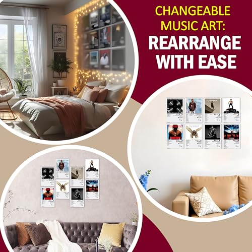 Image of Wonder Hub Wall Posters 8x12 inch (A4 Size) Included Self Adhesive on Back Wall Decor Posters Wall Art For Bedroom, Living room, Office, Dining Room (Travis Scott)
