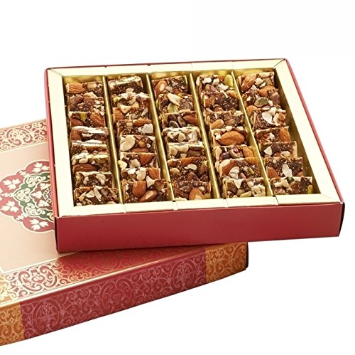 GHASITARAM'S Diwali Special Sugarfree Dryfruit Nut Khut (250 GMS) Diwali Gift Box