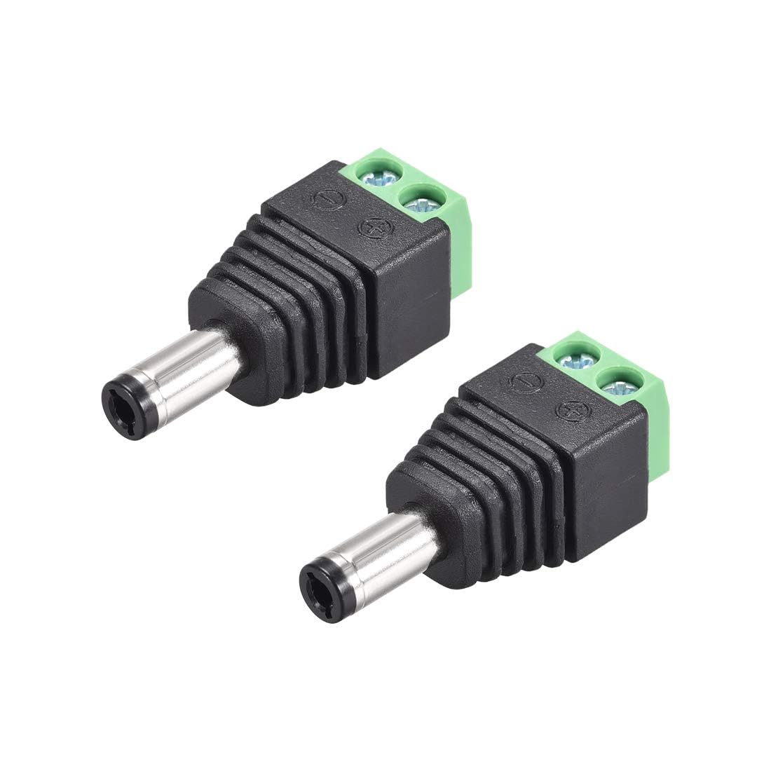 2Pcs 5.5x2.5mm DC Power Jack Plug Adapter Connector for LED Strip CCTV Camera Cable Wire Ends-image-31