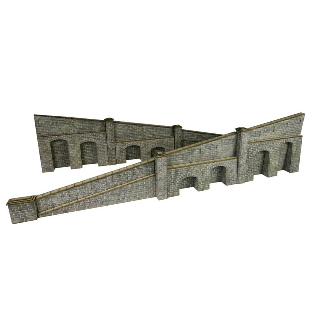 Metcalfe PO249 Stone Tapered Retaining Wall Card Kit