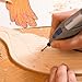 Dremel 118 Rotary Tool Accessory Carving Bit- Perfect for Wood, Plastic, Linoleum, and Soft Metals, Gray, 1/8 in