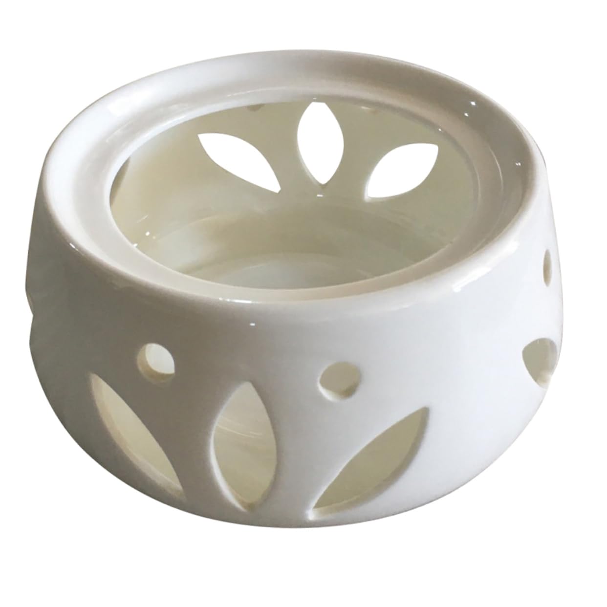 BRIGHTFUFU Ceramic Heater Tea Warmer Tea Pot Warmer Stove Holder Easy Clean Ceramic