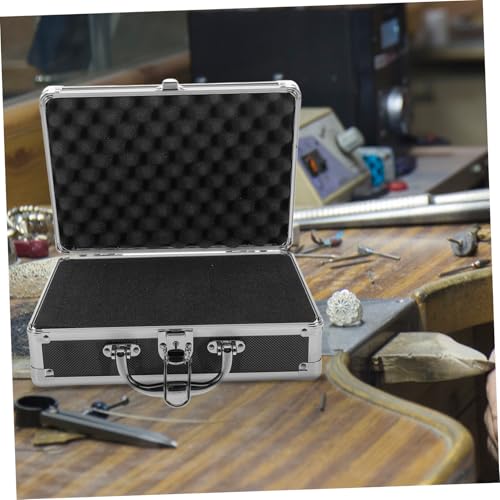 Boîte à outils aluminium Cabilock avec serrure à clé et rangement portable - 7