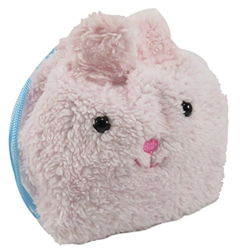 DAISO Cute Bunny Rabbit Drawstring Plush Purse Pouch 9.5