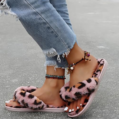 House Slippers for Women Open Toe Memory Foam Flip Flop Slippers Breathable Cozy Slip on Thong Slipper Indoor Outdoor Soft Slides Shoes