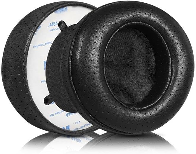 Ear Pads Compatible with Philips Fidelio X2HR X1S X2 X3 Over-Ear Headphones, X2HR Ear Pads Cushions Replacement, Black Lambskin Punched