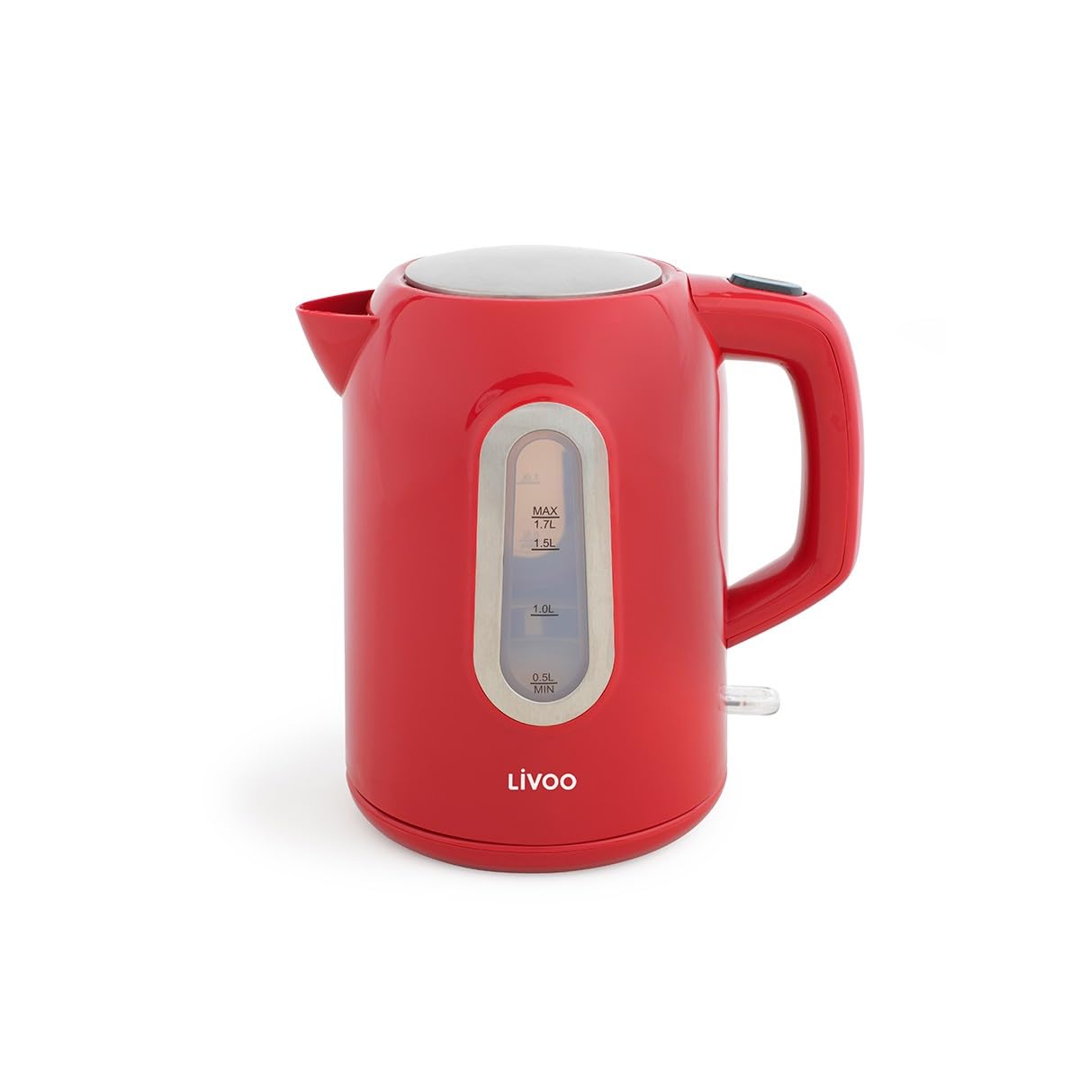 Livoo DOD160RC Set petit déjeuner Bouilloire 1,7L 1850-2200W Grille-pain 2 fentes 700-850W