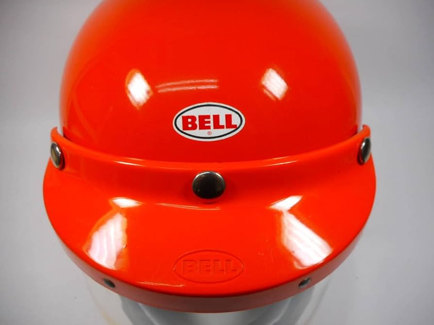Sシェル！Bell Star初期　オレンジ　フルフェイス　ビンテージヘルメット Yahoo!オークション - 最初期 70s BELL STAR フルフェイス
