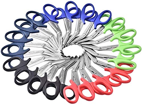 Drohneks Multifunctional 20 Pc Heavy Rainbow EMT Trauma Scissors - Ideal for EMT, Nurses, Medics, Police and Firefighters