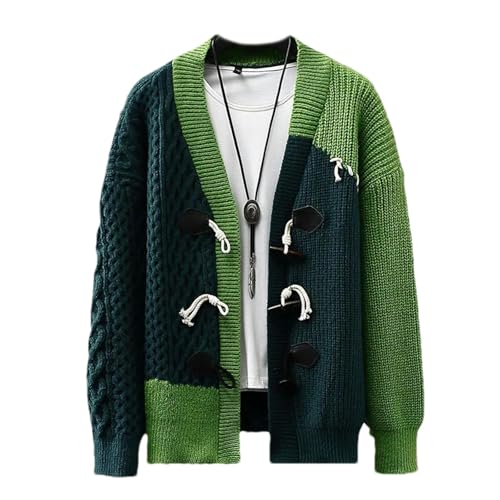 Sweaters Men Winter Letter Pattern Thick Sweater Men Student Sweaters Autumn Men's Knitted Cardigan