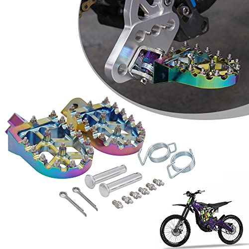 Jfg Racing Sur Ron Pegs,Dirt Bike Foot Pegs Quenching Mx Foot Pedals Rests Cnc For Surron/Sur Ron S/Sur Ron X/X160/X260 #TOP27