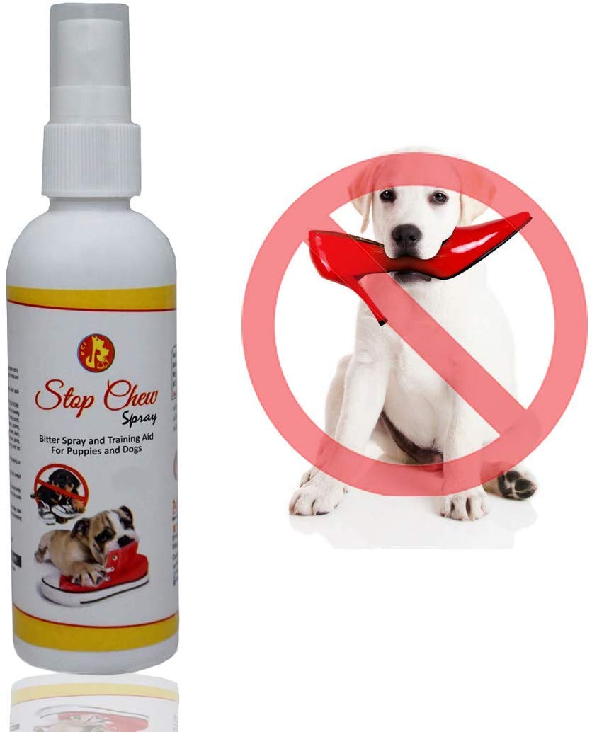 Pet Care International (PCI) Stop Chew Spray Dogs, Stop Dog Chewing Deterrent � Anti Chew Repellent Formula for Puppies and Cats | 100% Non-Toxic | (100ml) (B081G8BS64) Amazon Price History, Amazon Price Tracker
