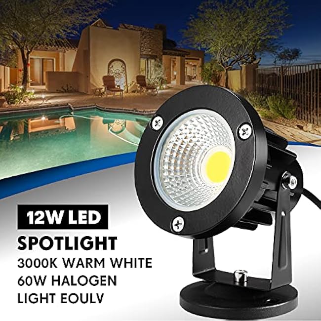 Led Spotlights Warm White 12W Ceiling Light 4 Pack