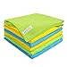 ZANOTY Microfiber Cleaning Cloth - Smart Kitchen Cleaning Towels ? Cleaning Supplies - Ultra Soft Cleaning Wipes for House - Microfiber Cloths - Large Cleaning Rags 12.6x12.6 Inch (Pack of 6)